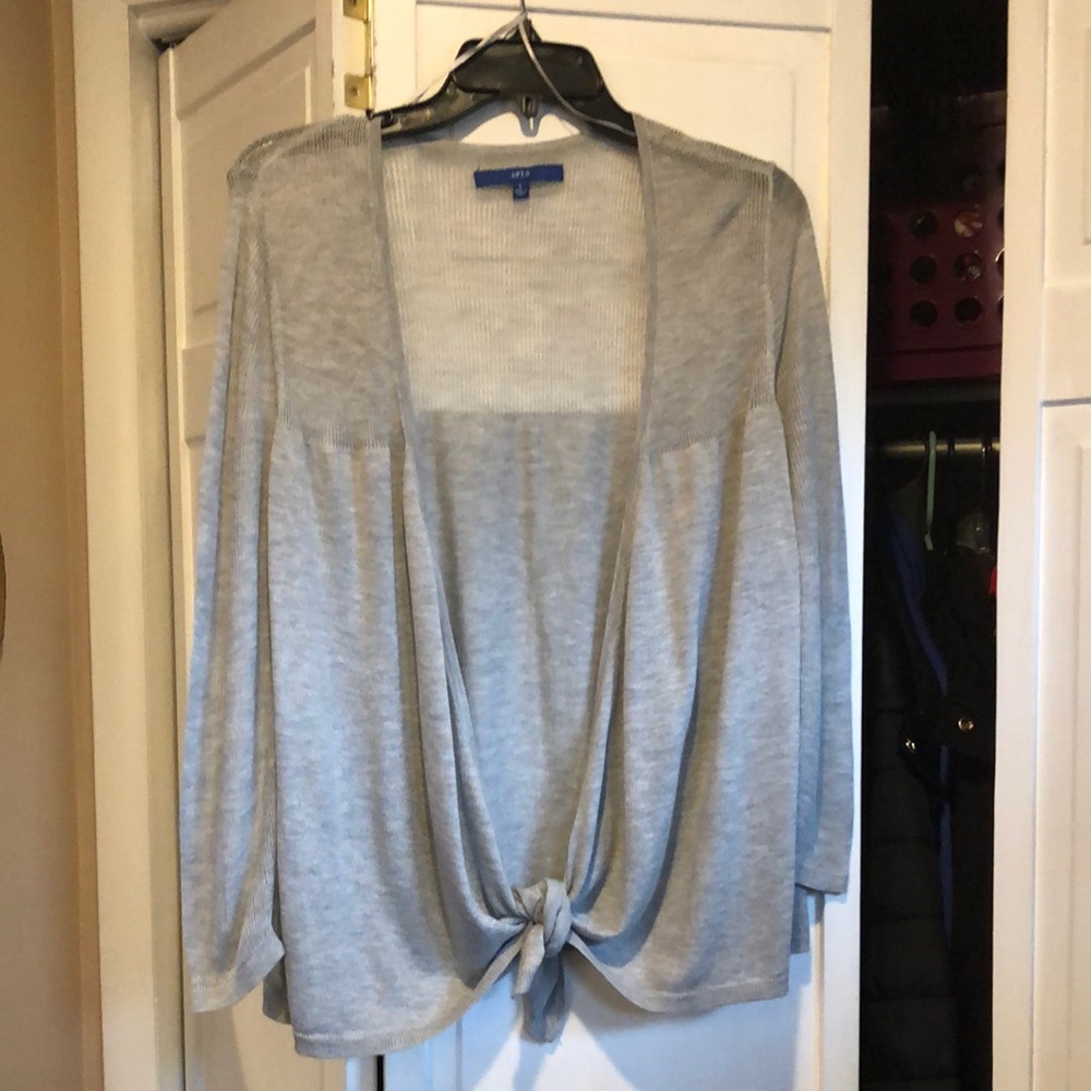 Apt 9 Open-Front Women's Draped Sweater L